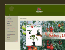 Tablet Screenshot of pomidorai.apie.lt